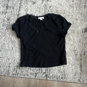 Topshop Black Tee